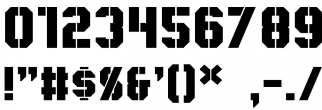 Coburn Font OTHER CHARS