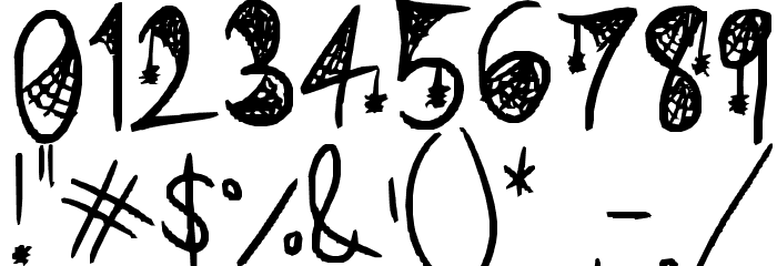 Cobwebbed Font OTHER CHARS