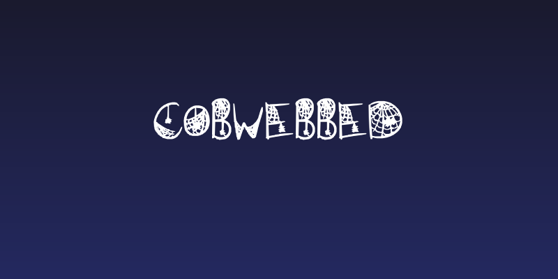 Cobwebbed Social Header