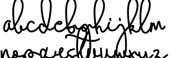Coby Daila Font LOWERCASE