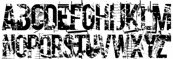 Cocain Nosejob Font LOWERCASE