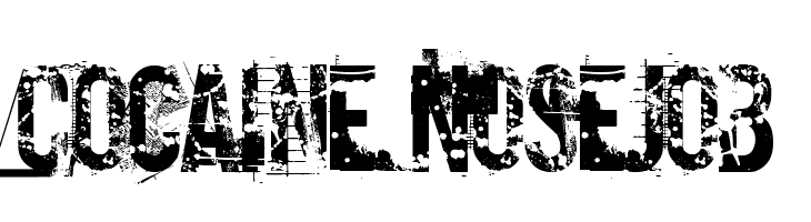 Cocaine Nosejob  Free Fonts Download