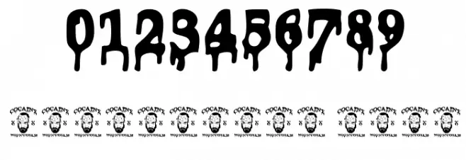 Cocaine Font OTHER CHARS