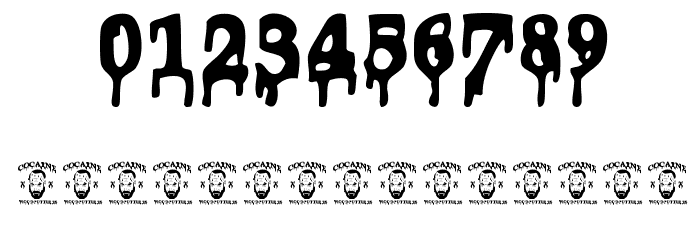 Cocaine Font OTHER CHARS