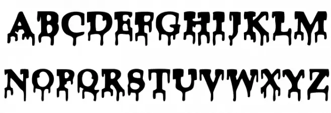 Cocaine Font UPPERCASE