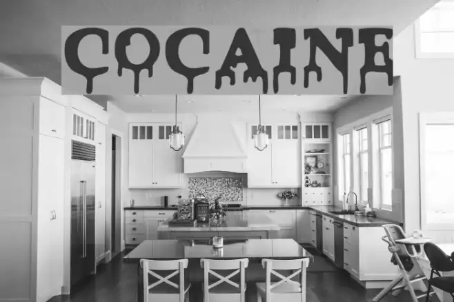 Cocaine Font examples