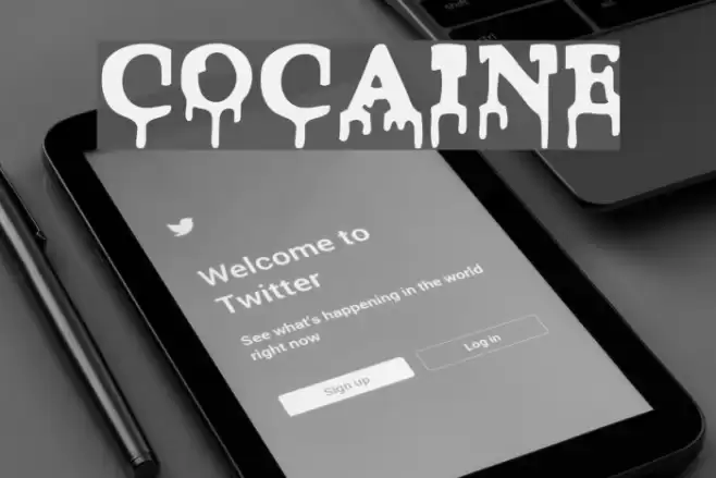 Cocaine Font examples
