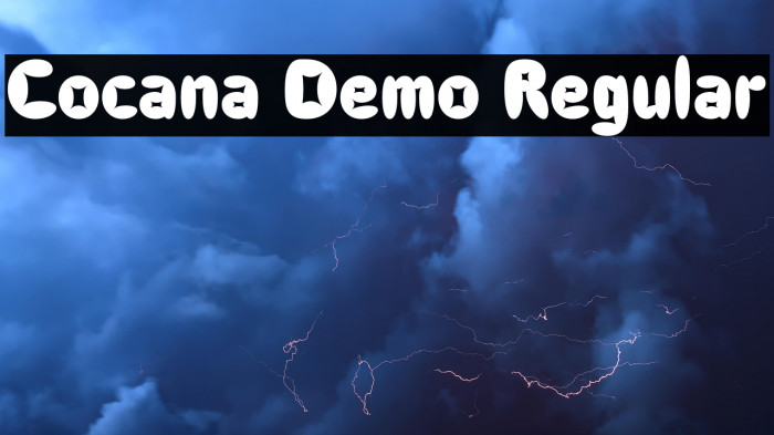 Cocana Demo Regular Example 3