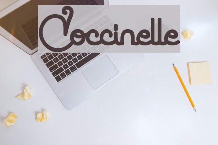Coccinelle Font examples