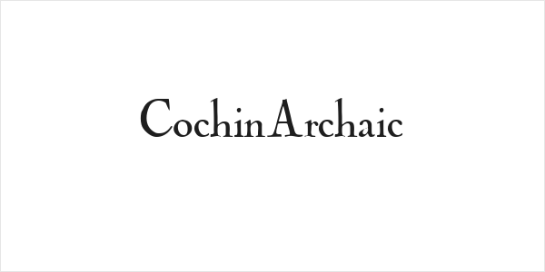 CochinArchaic Logo