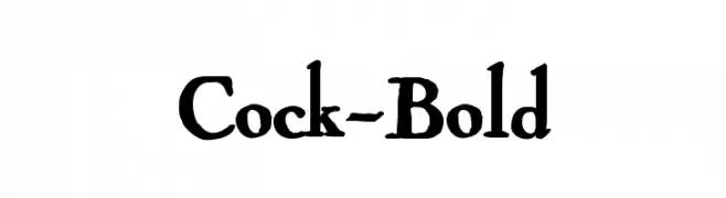 Cock-Bold  baixar fontes gratis