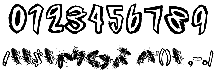 Cockroach Font OTHER CHARS