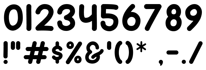 Cocktail Font OTHER CHARS