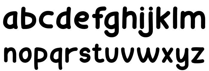 Cocktail Font LOWERCASE
