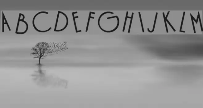 Cocktail Font examples