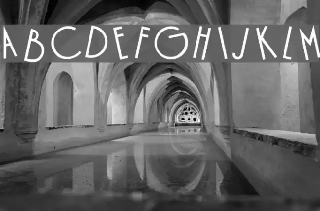 Cocktail Font examples