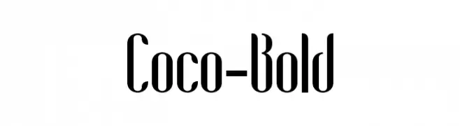 Coco-Bold  フリーフォントのダウンロード