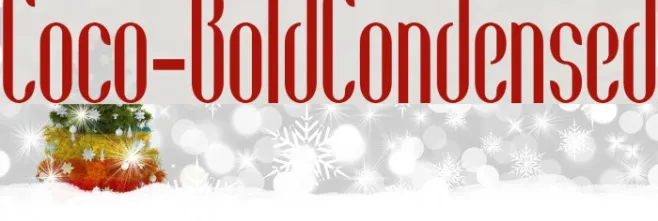 Coco-BoldCondensed Example 1