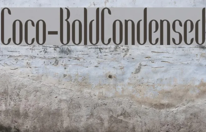 Coco-BoldCondensed Example 3