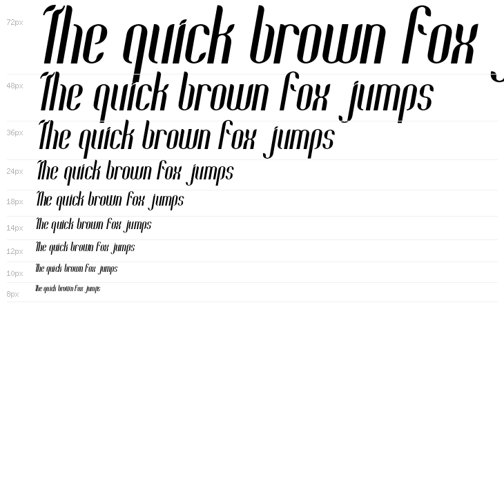 Coco-BoldItalic Waterfall