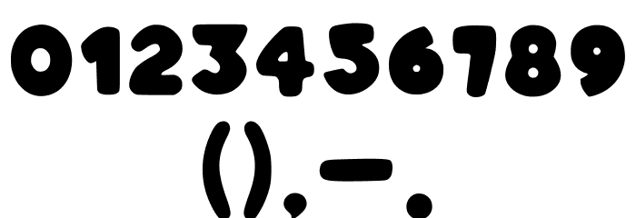 Coco Bubble Regular Font OTHER CHARS