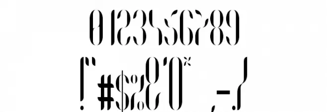 Coco-Condensed Font OTHER CHARS
