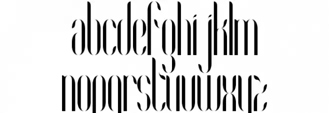 Coco-Condensed 字体 小写