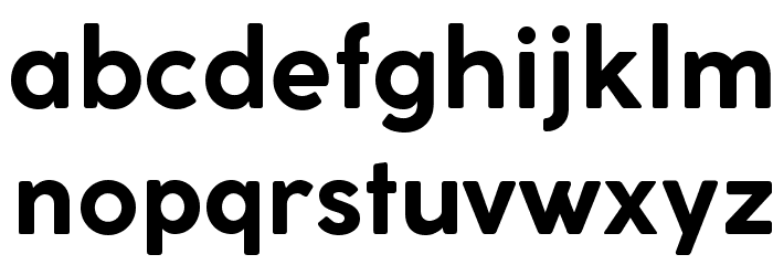 Coco Gothic Bold Font LOWERCASE