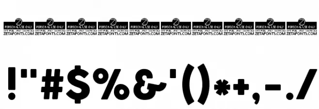 Coco Gothic Heavy Font OTHER CHARS