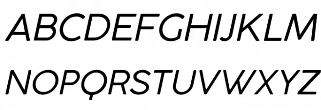 Coco Gothic Italic フォント 大文字