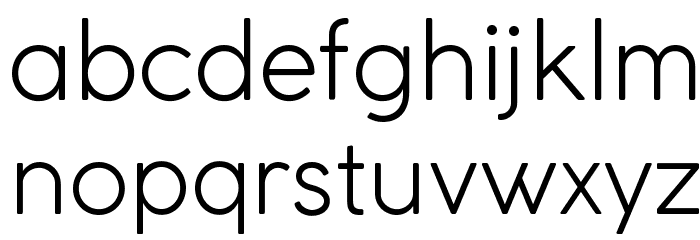 Coco Gothic Light Font LOWERCASE