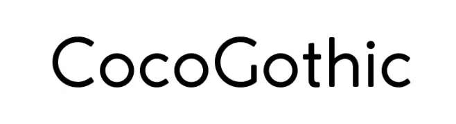 Coco Gothic  les polices de caractères gratuit tlcharger
