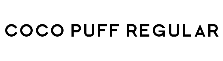 Coco Puff Regular Font