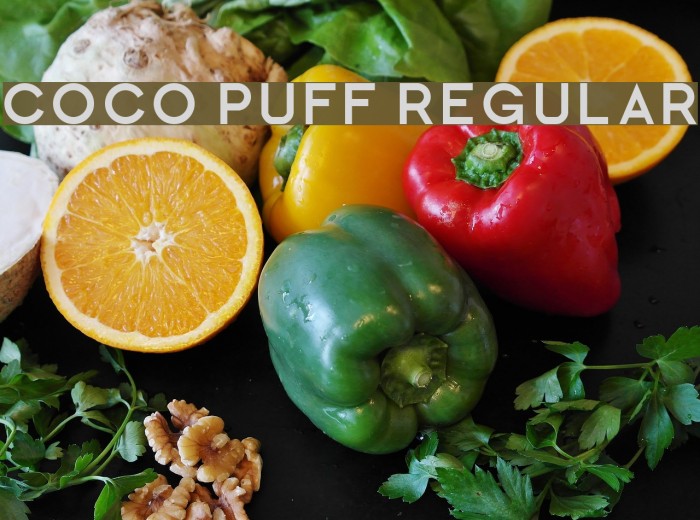 Coco Puff Regular Font examples