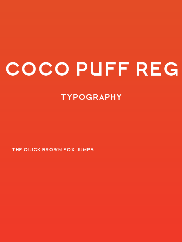 Coco Puff Regular Poster