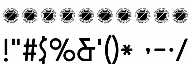 CocoBikeR Font OTHER CHARS