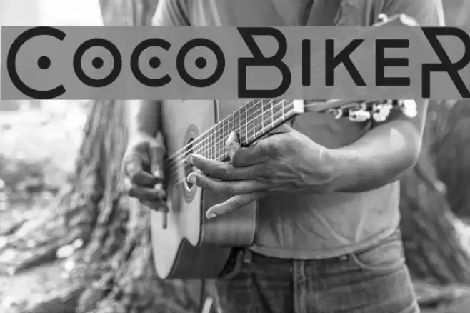 CocoBikeR Font examples