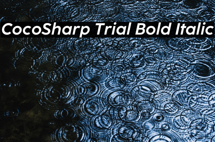 CocoSharp Trial Bold Italic Example 1