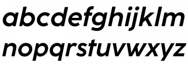 CocoSharp Trial Bold Italic Polices MINUSCULES