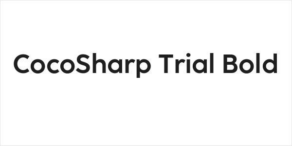 CocoSharp Trial Bold Logo