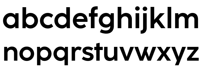 CocoSharp Trial Bold Font LOWERCASE