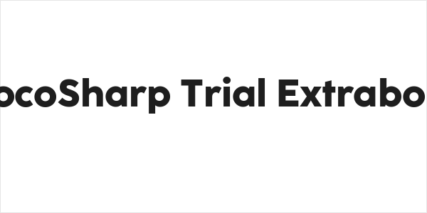 CocoSharp Trial Extrabold Logo