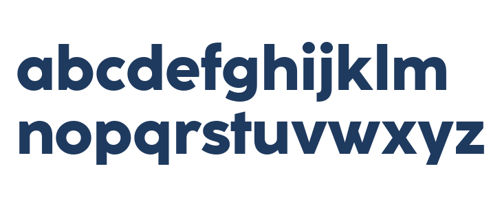 CocoSharp Trial Extrabold Lowercase