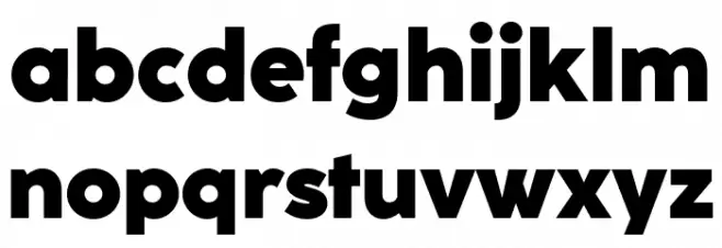 CocoSharp Trial Heavy خط أحرف صغيرة