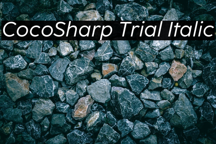 CocoSharp Trial Italic Example 2