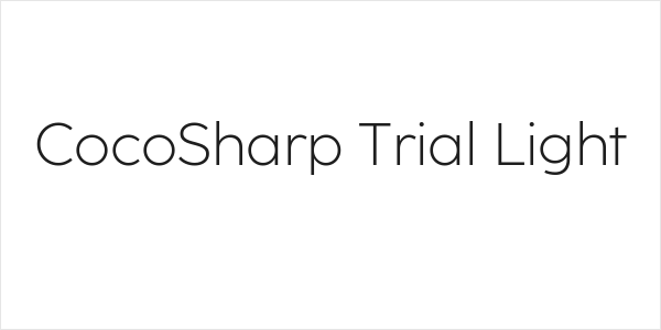 CocoSharp Trial Light Logo