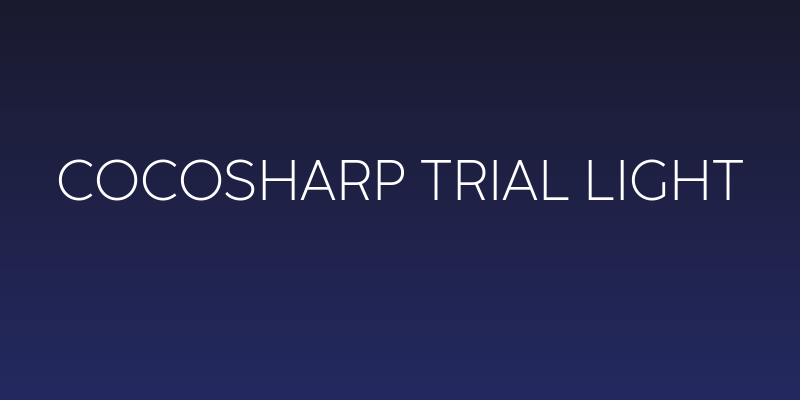 CocoSharp Trial Light Social Header