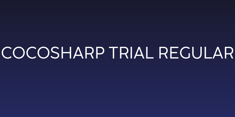 CocoSharp Trial Regular Social Header