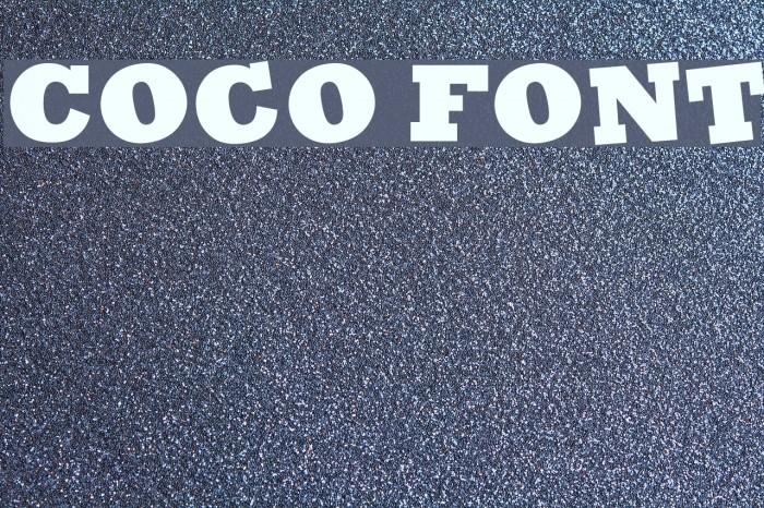 Coco Font examples