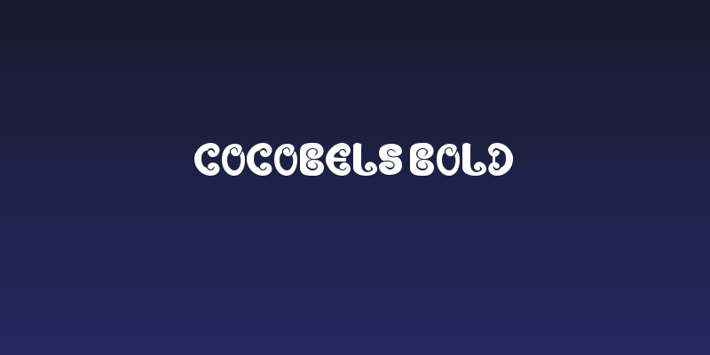 Cocobels bold Social Header